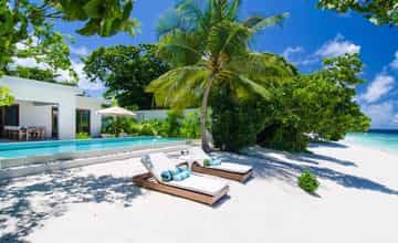 Amilla Maldives Resort and Residences Beach Pool Villa Outdoor Space Shot