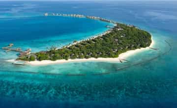 JW Marriott Maldives Aerial Shot