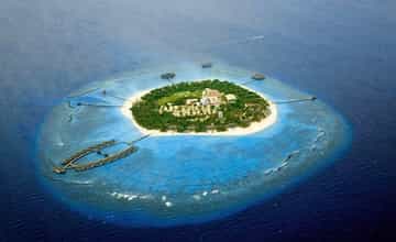 Velaa Private Island Maldives Ariel Shot